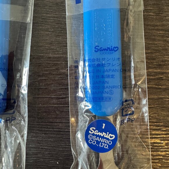 2002 VINTAGE SANRIO RARE SHINKANSEN FORK AND KNIFE SET - Picture 6 of 8